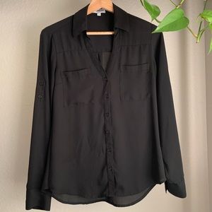 Express Slim Fit Portofino Shirt